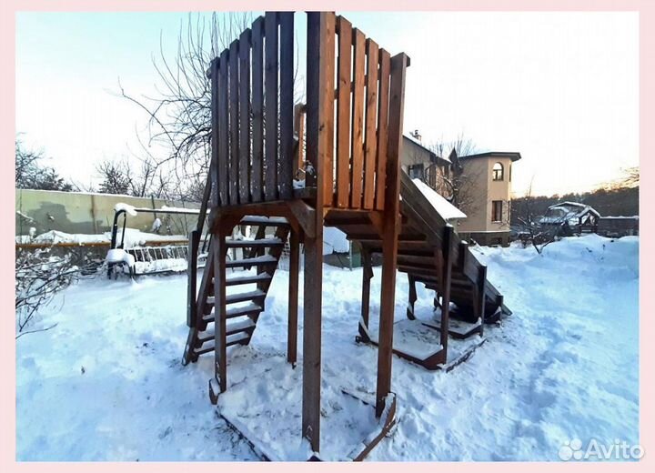 Детская горка уличная зимняя ледянка