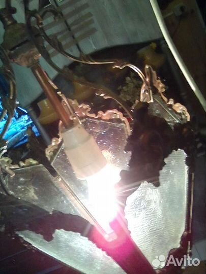 Люстра металл СССР