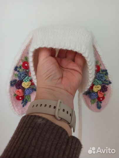 Чепчик с ушками детский