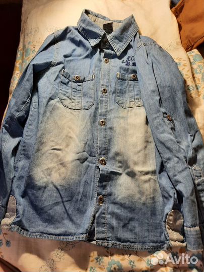 Рубашечка джинсовая на мальчика Sani Турция