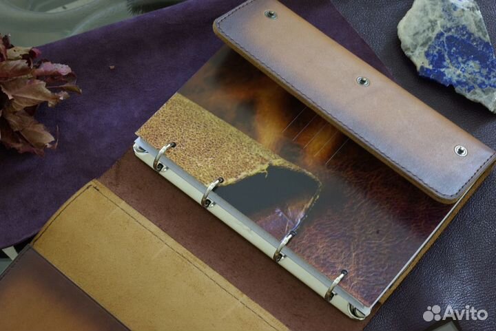 Блокнот, ежедневник. Кожа. Ручная работа