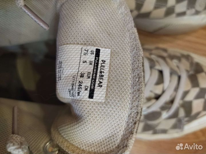 Кеды pull bear размер 38
