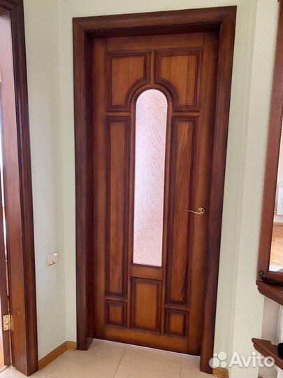 Двери межкомнатные из массива бу с коробкой