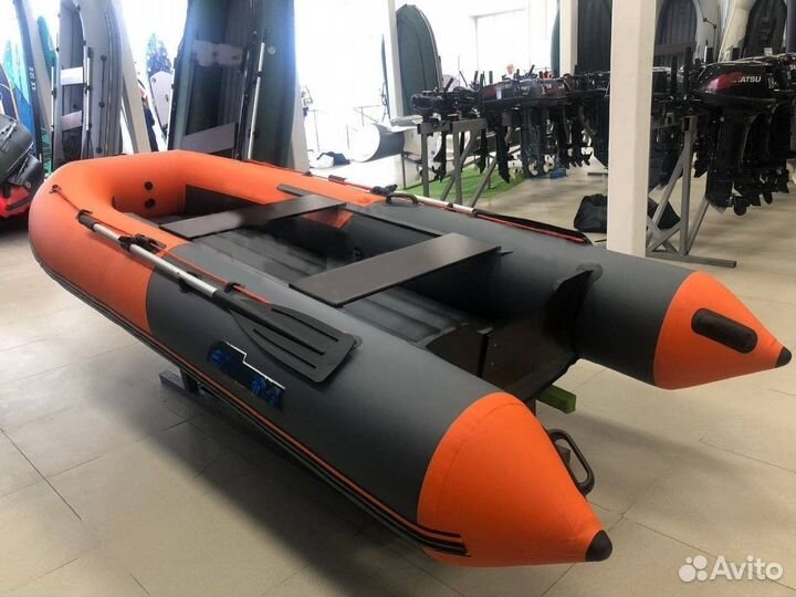 Лодка пвх Stormline Classic Air 360 графит-оранж