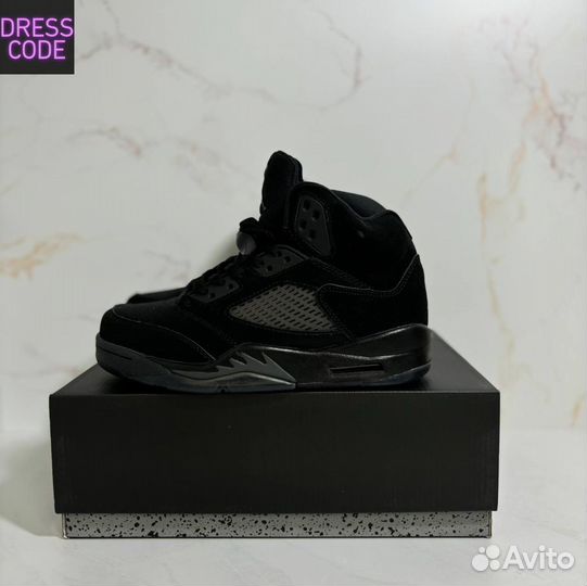 Кроссовки Nike Air Jordan 5 retro Black Cat