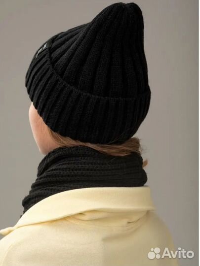 Шапка зимняя женская со снудом