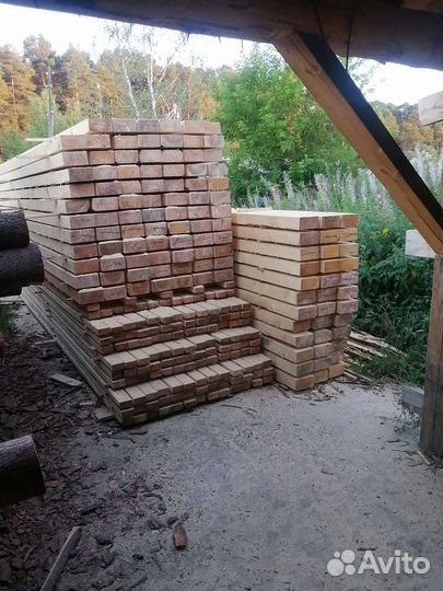 Доска обрезная ел, сосна