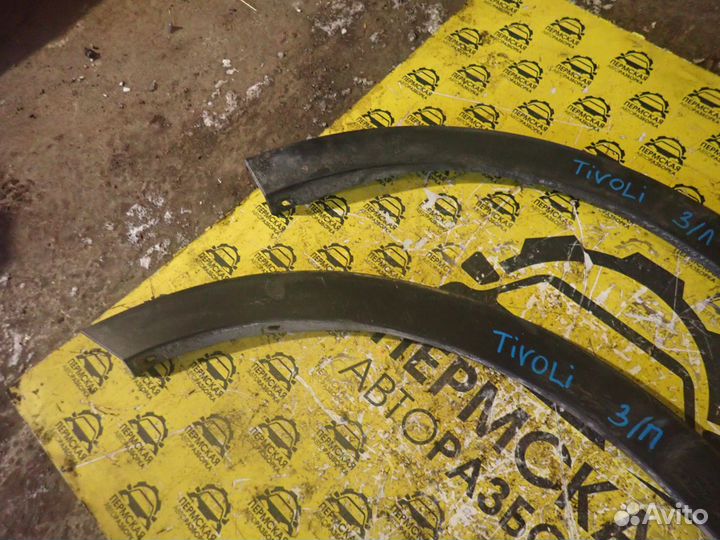 Расширители арок SsangYong Tivoli