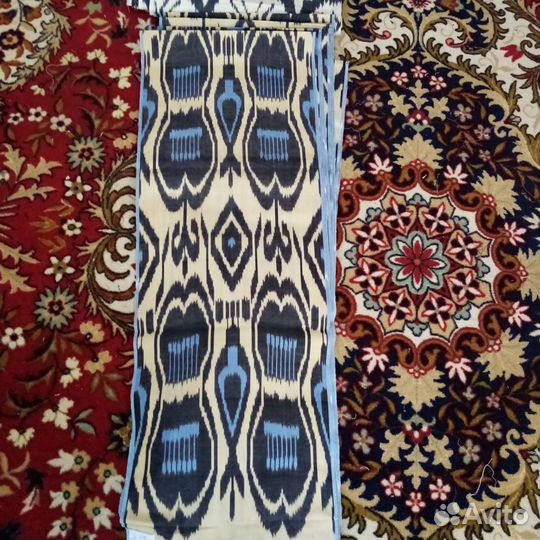 Узбекский шёлк. Шелковый икат. ST005