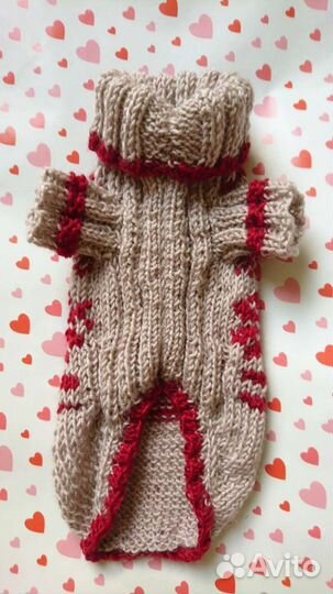 Свитер и шапочки для маленькой собаки