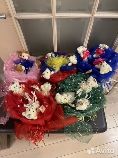 Букет с игрушками