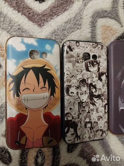 Чехол samsung galaxy a5 2017 (аниме/Рик и Морти)