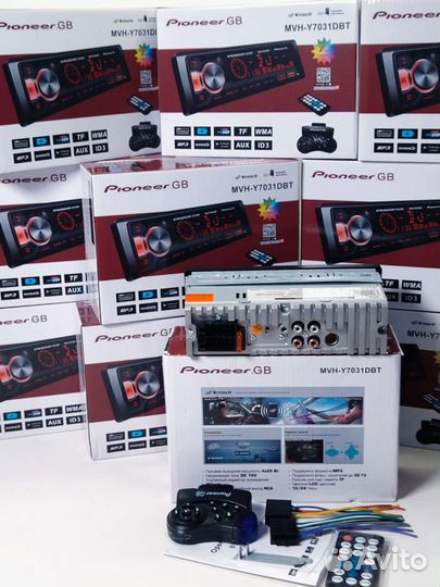 Автомагнитола Pioneer 1din c блютуз