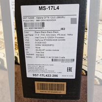 Игровой ноутбук msi katana 17 GF76 12UC-286XRU