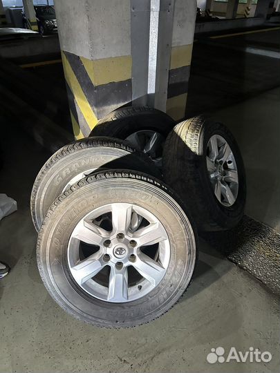 Диски с резиной dunlop AT20 265/65 r17 prado 150
