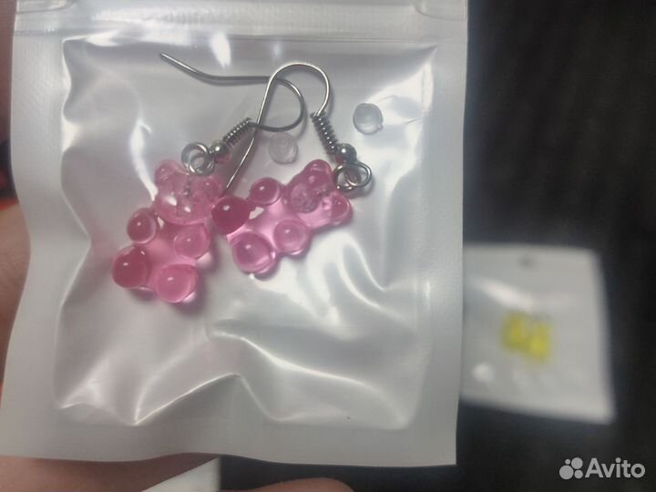 Серьги мишки