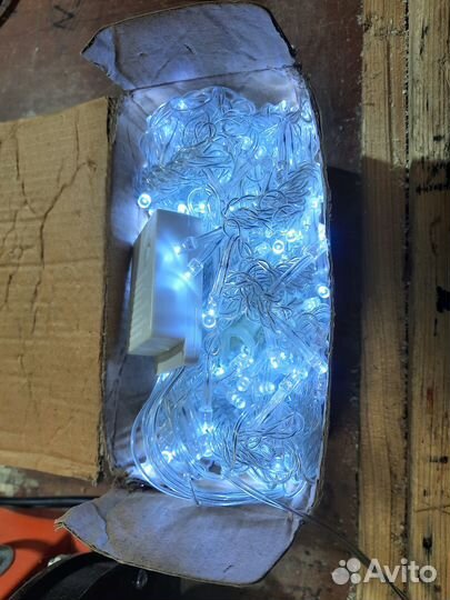 Гирлянда-занавес 280 LED, 3*2 м, белый