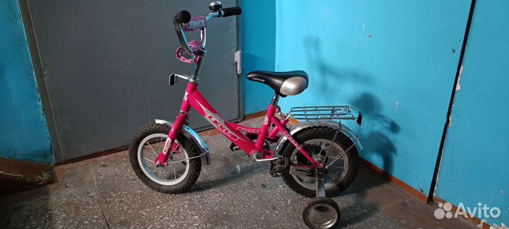 Детский велосипед с ручкой бу