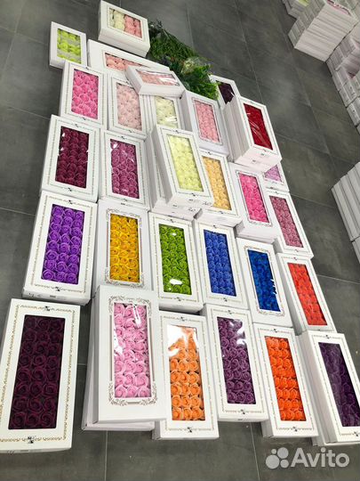 Мыльные розы 50 шт