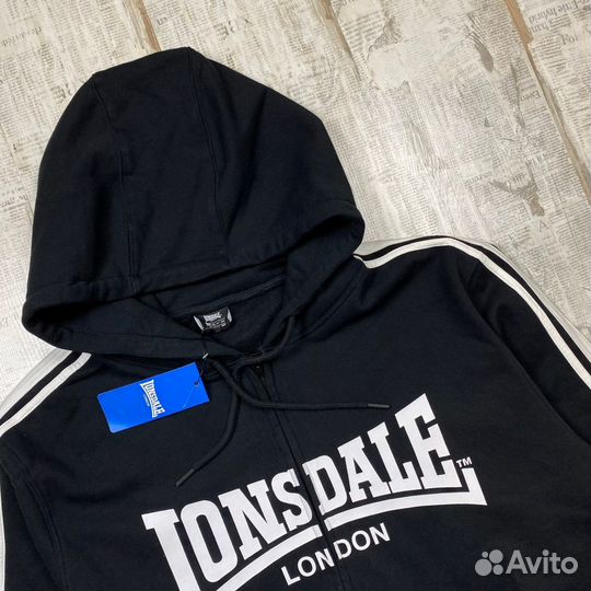 Новое худи зипка Lonsdale, толстовка Лонсдейл