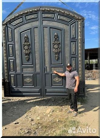 Кованые ворота под ключ с доставкой