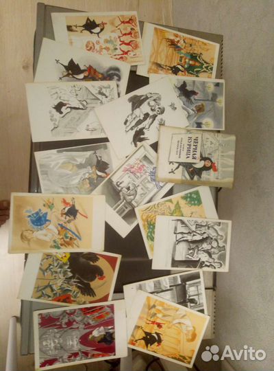 Наборы открыток с1960 до 1980х