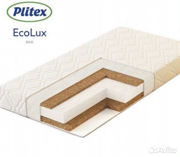 Детский матрас plitex ECO LUX 125*65 см