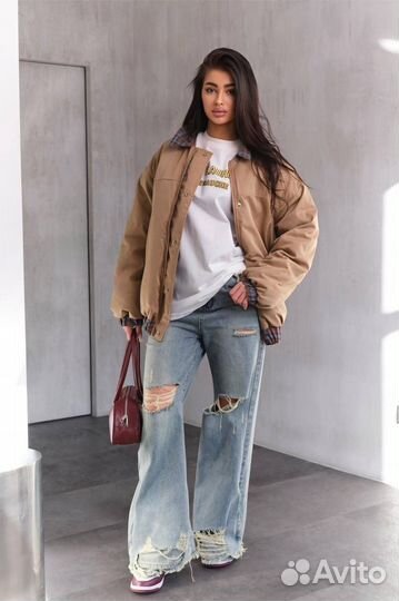 Бомбер двусторонний женский