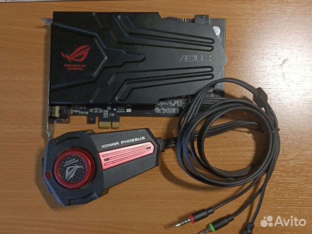 Asus rog Xonar phoebus-звуковая карта купить в Москве | Электроника | Авито