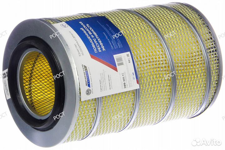 Фильтр воздушный. эфв-305.12 камаз, урал, маз, бел