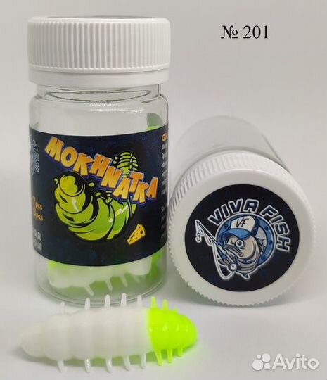 Силиконовые приманки для форели Viva Fish Mokhnatk