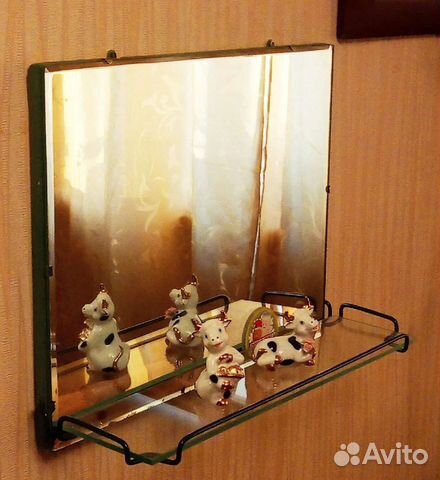 Зеркальная Полочка Винтаж
