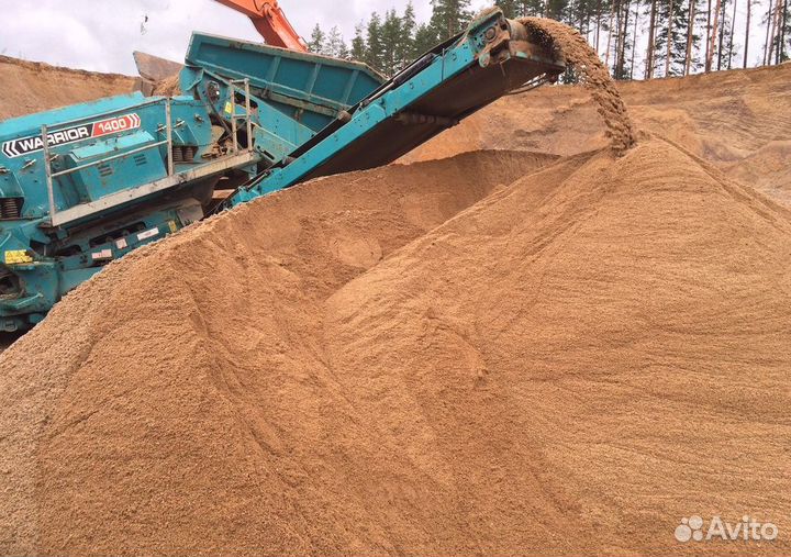 Речной сеяный песок