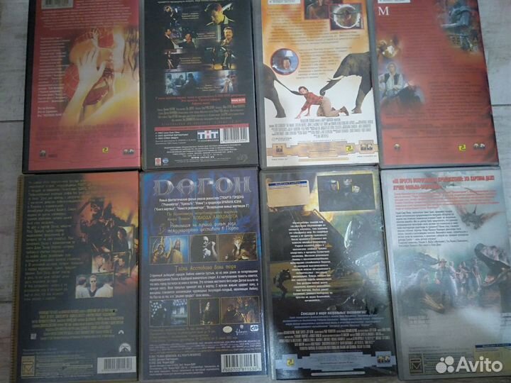 Видеокассеты VHS в боксе #2