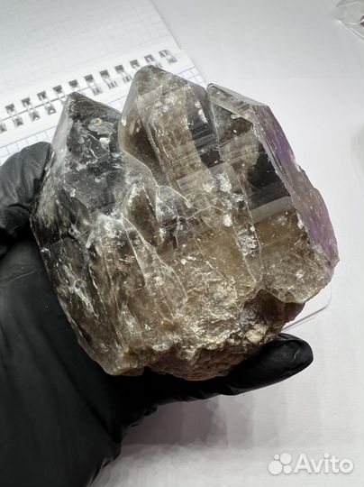 Друза кристаллов дымчатого кварца. Раухтопаз