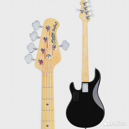 Бас-гитара Sterling by Music Man S.U.B. StingRay5 Maple FB 5-String Black