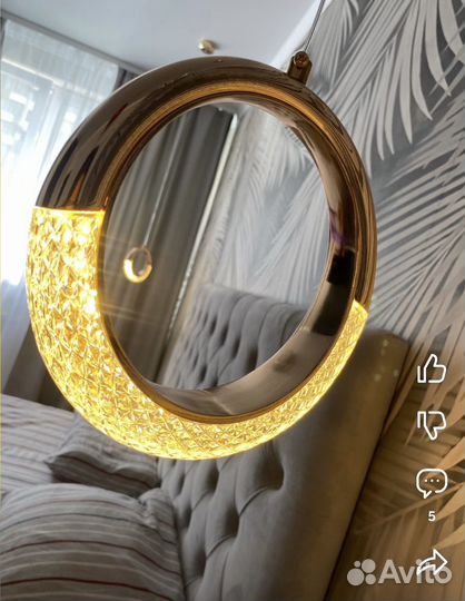 Новые 2 Светильника потолочных