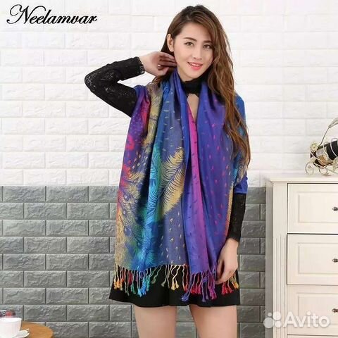 Шарфы платки палантины