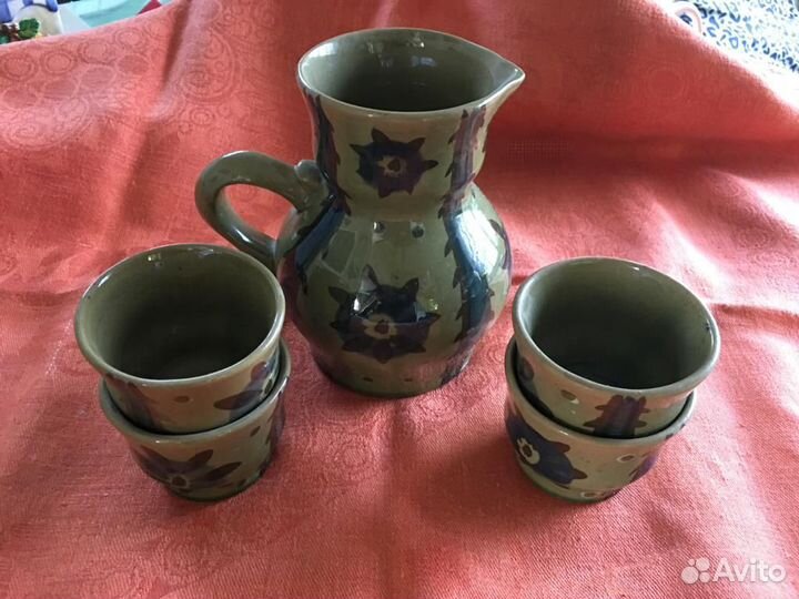 Набор для вина Чертополох Кувшин керамика