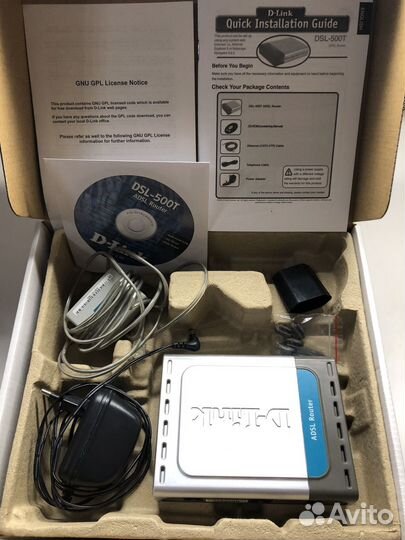 Маршрутизатор, модем D-link DSL-500T