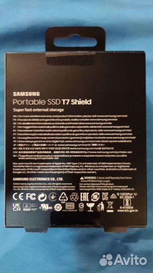 Внешний жесткий диск Samsung T7 Shield 1Tb ssd