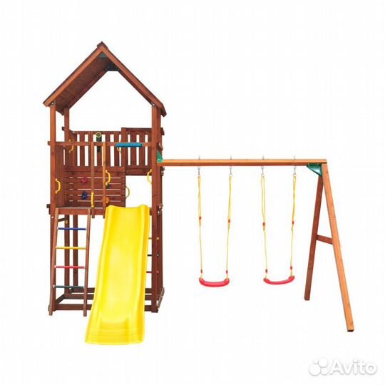Деревянная детская площадка Jungle Gym JP2 
