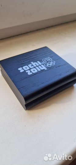 Футляр для себрянных монет 3 рубля Олимпиада Сочи