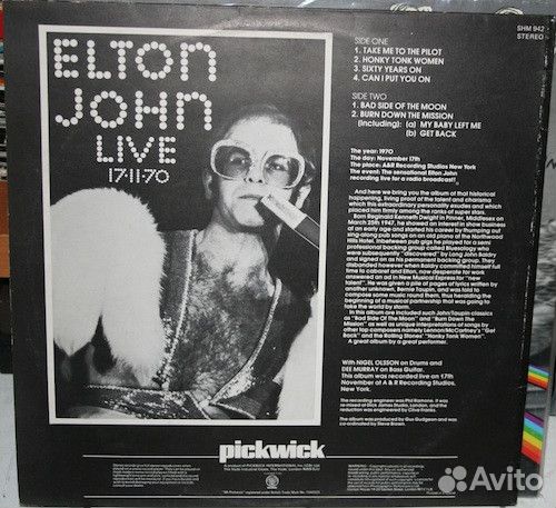 Elton John - Elton John Live 17-11-70 (UK)