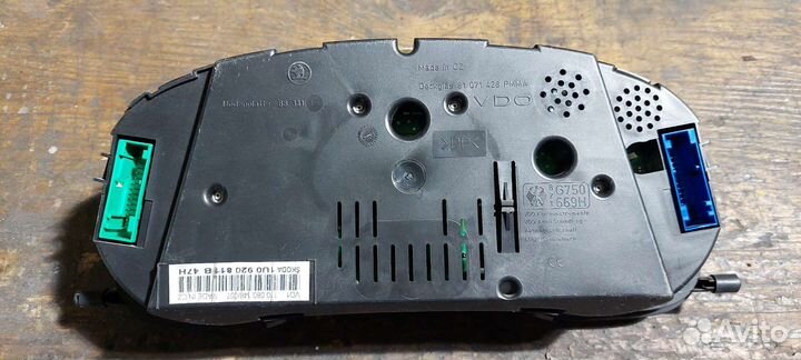 Приборная панель VDO vag, skoda Octavia, superb