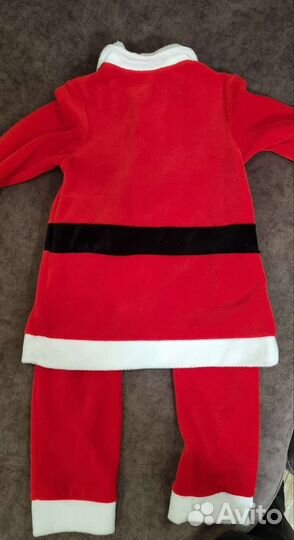 Костюм новогодний дед мороз детский