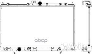 Радиатор системы охлаждения 33211007 Sakura