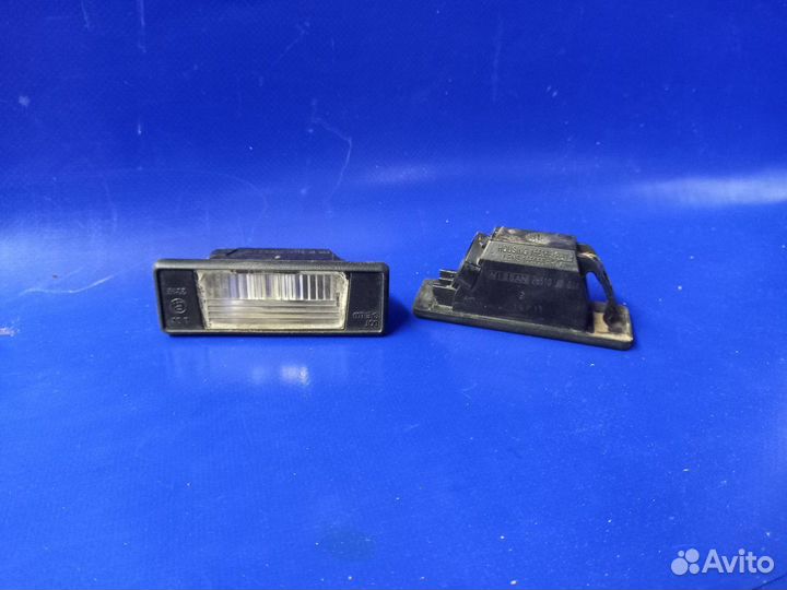 Фонарь подсветки номера Nissan Qashqai I рестайлин