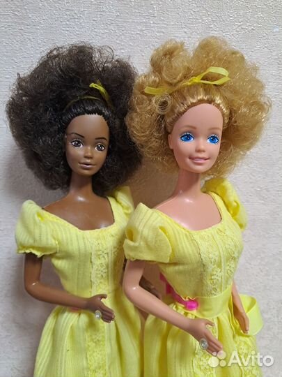 Барби винтаж magic curl barbie 1981