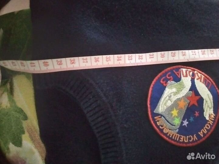 Жилет школьный с шевроном 53 школы рост 152